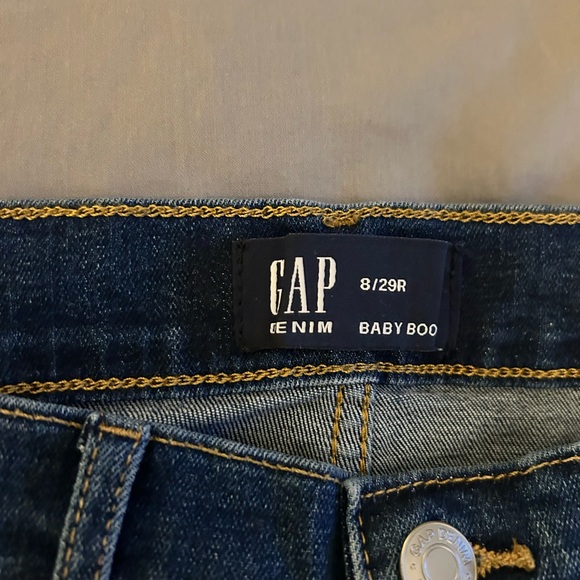 GAP Women's Flare Jeans in Blue - Picture 3 of 5